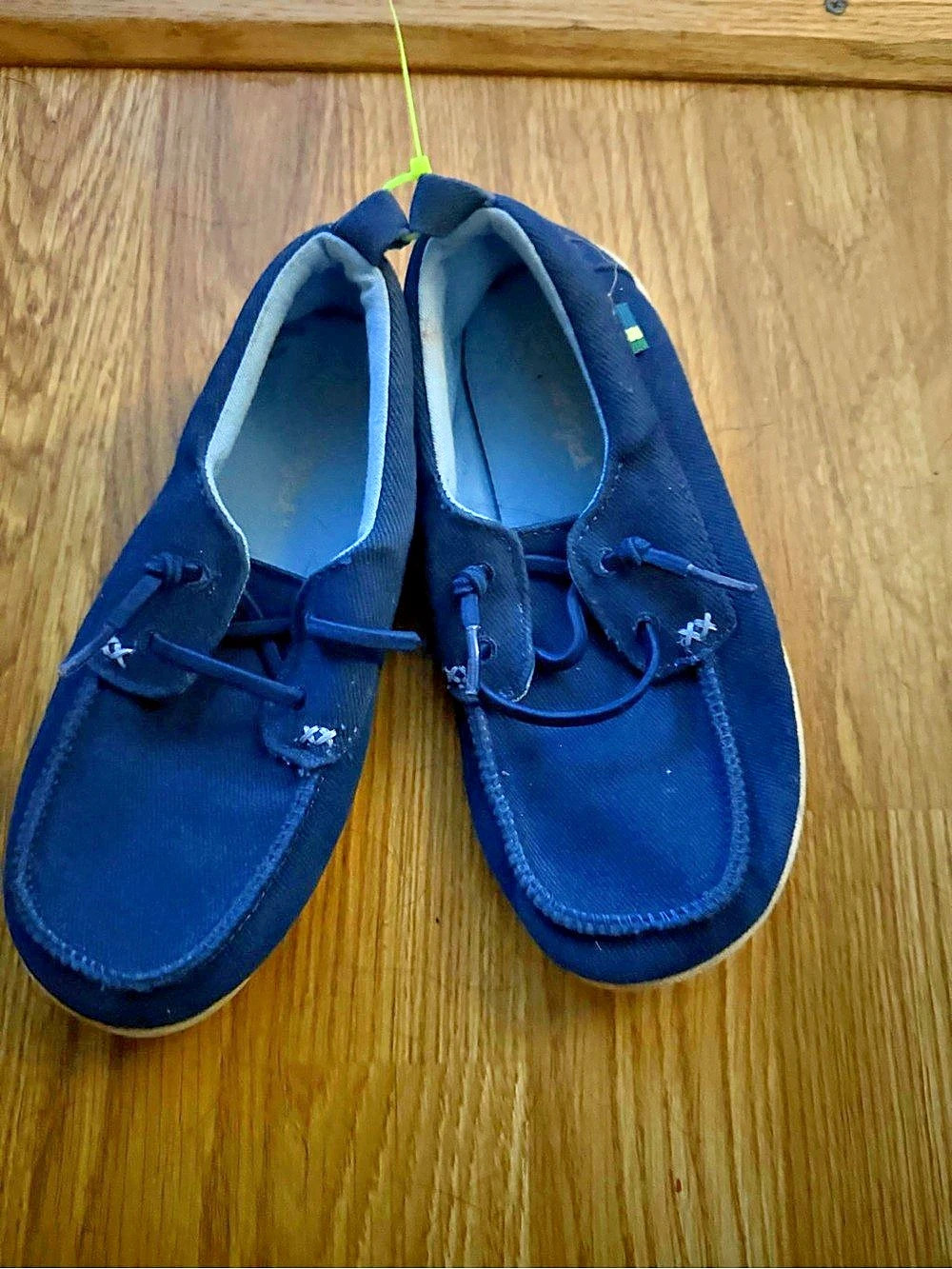 Toddler Blue Boat Shoes